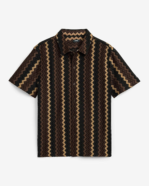Zig Zag Striped Shirt