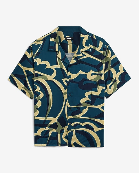 Abstract Geo Resort Shirt