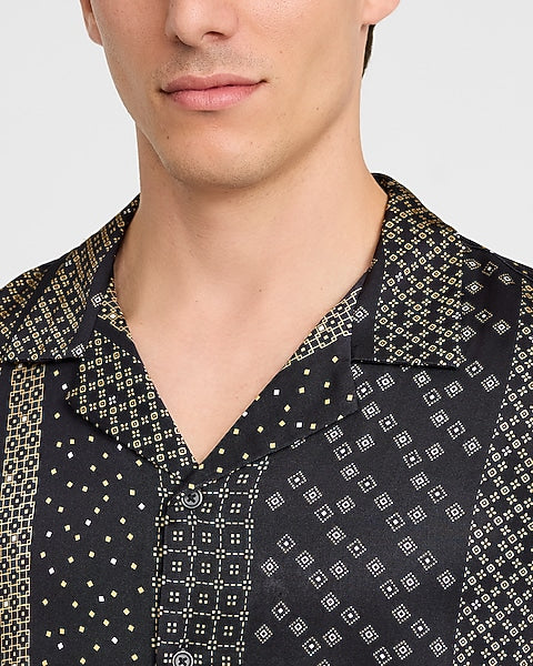 Geo Striped Resort Shirt