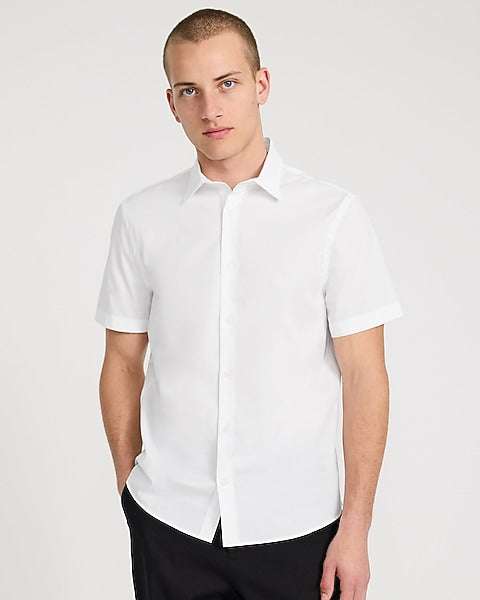Slim Short Sleeve Dress Shirt
