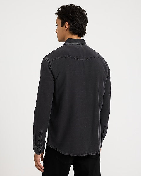 Long Sleeve Denim Soft Shirt