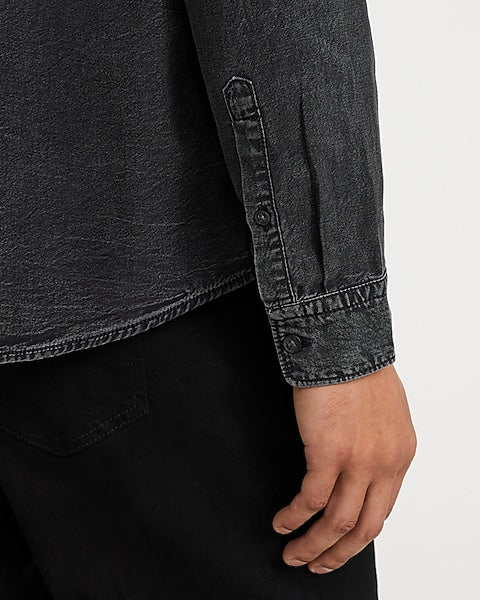 Long Sleeve Denim Soft Shirt