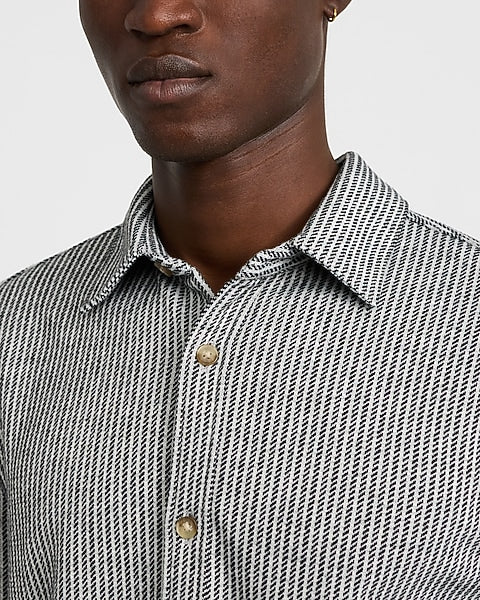Striped Sweater Flannel