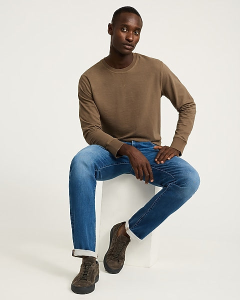 Slim Straight Medium Wash Jeans