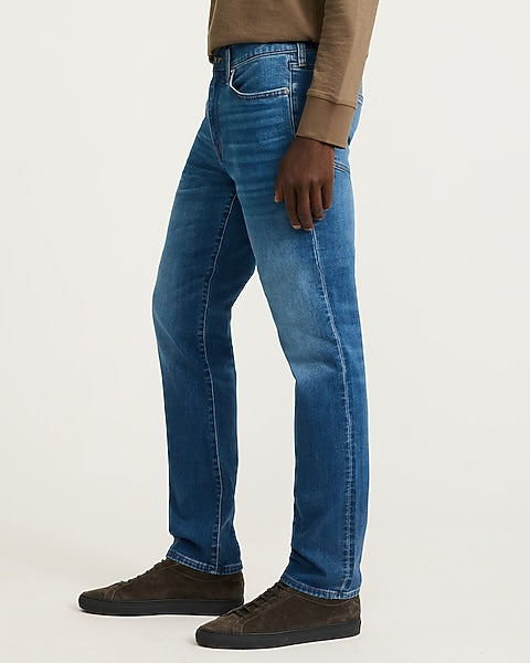 Slim Straight Medium Wash Jeans