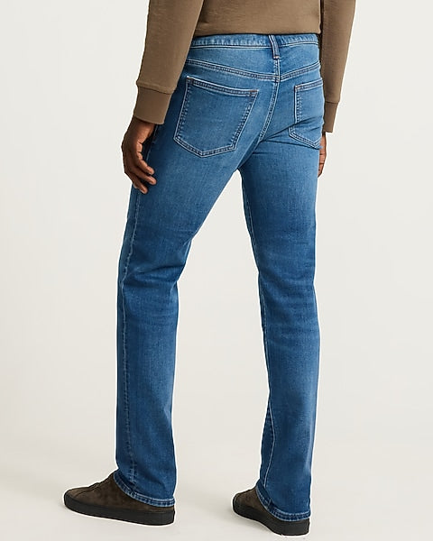 Slim Straight Medium Wash Jeans