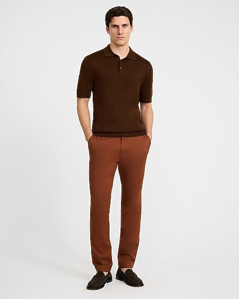 Slim Toffee Hyper Stretch Chinos
