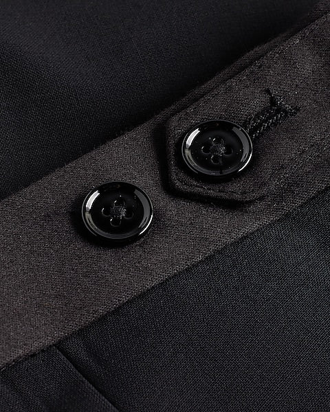 Slim Black Tuxedo Pants