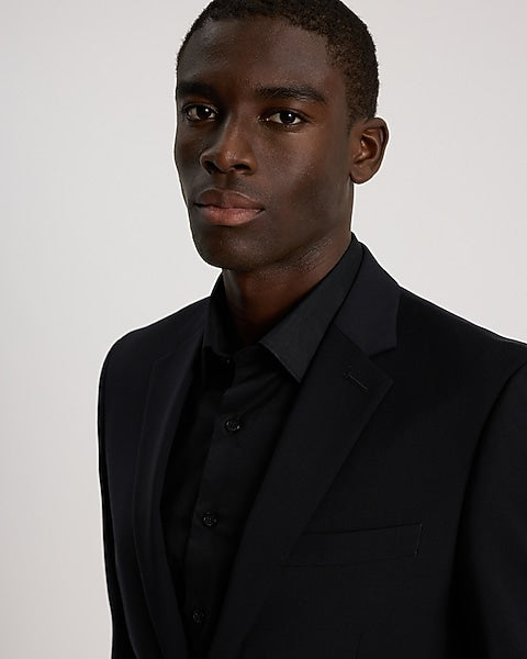 Extra Slim Black Washable Suit Jacket