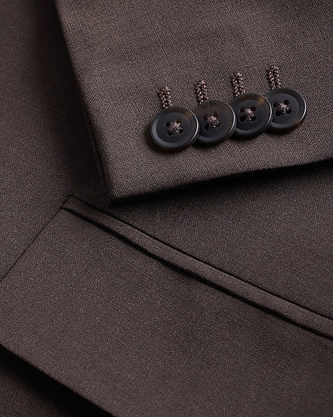 Extra Slim Brown Suit Jacket