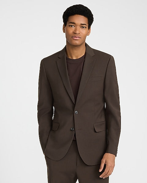 Extra Slim Brown Suit Jacket