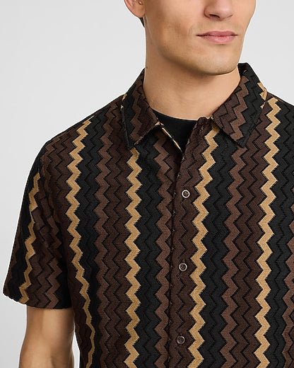 Zig Zag Striped Shirt