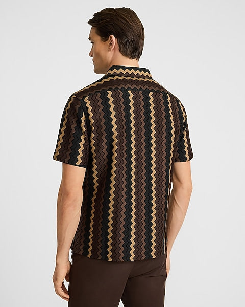 Zig Zag Striped Shirt