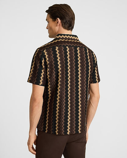 Zig Zag Striped Shirt