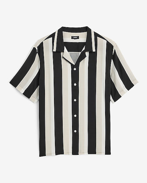 Striped Rayon Shirt