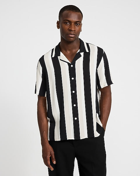 Striped Rayon Shirt