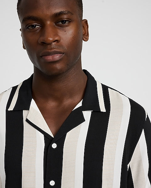 Striped Rayon Shirt