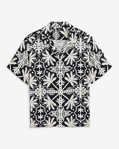 Abstract Palm Resort Shirt