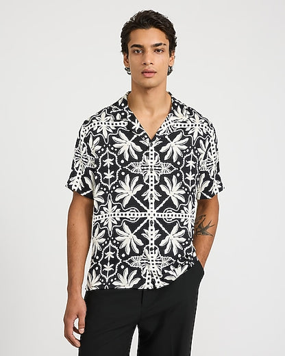 Abstract Palm Resort Shirt