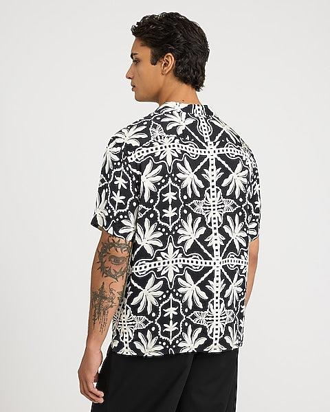 Abstract Palm Resort Shirt