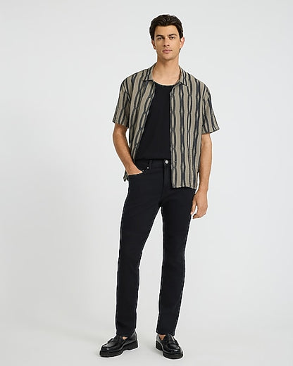 Seersucker Striped Shirt