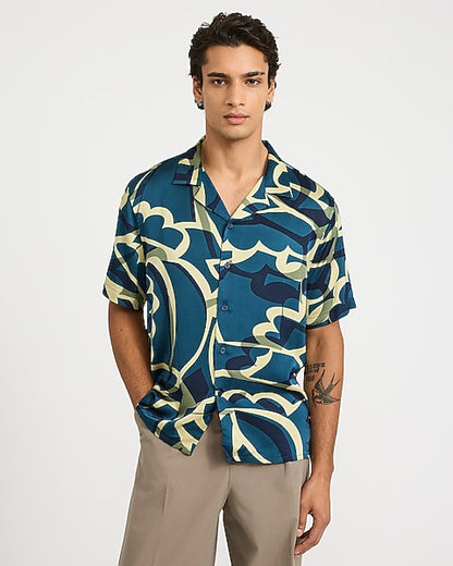 Abstract Geo Resort Shirt