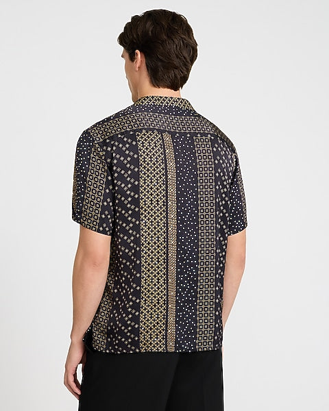 Geo Striped Resort Shirt