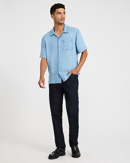 Short Sleeve Denim Soft Shirt
