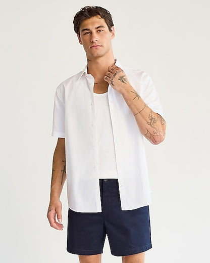 Slim Short Sleeve Dress Shirt