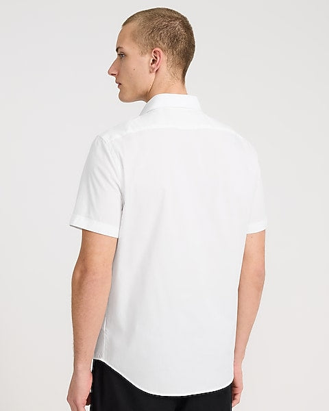 Slim Short Sleeve Dress Shirt