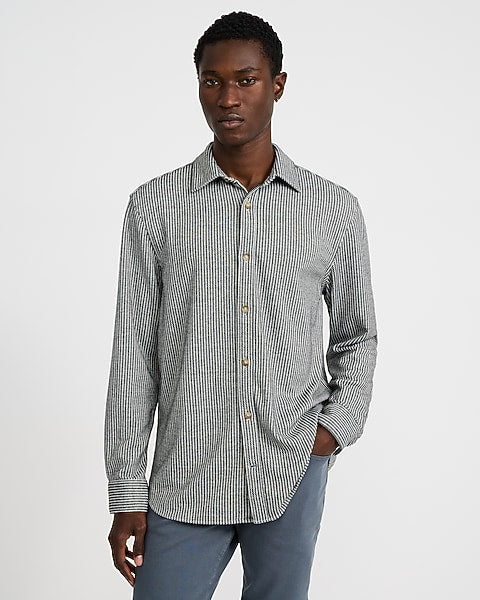 Striped Sweater Flannel