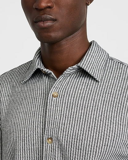 Striped Sweater Flannel