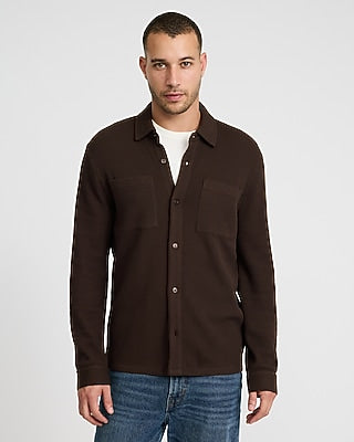 Sueded Textured Shirt