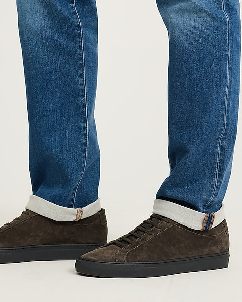 Slim Straight Medium Wash Jeans