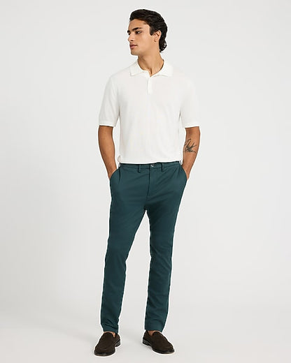 Skinny Moss Green Hyper Stretch Chinos