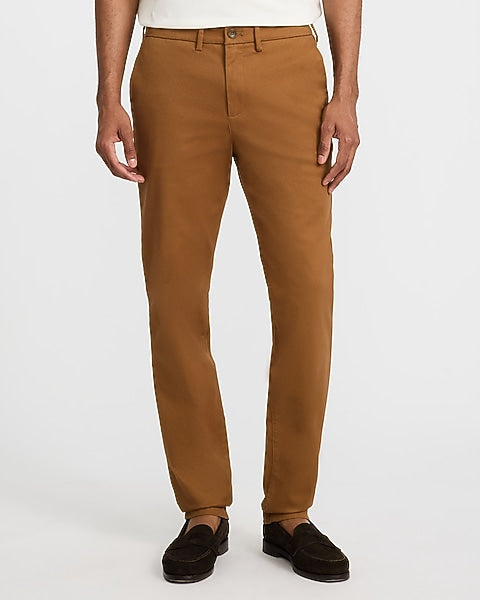 Skinny Chestnut Brown Hyper Stretch Chinos