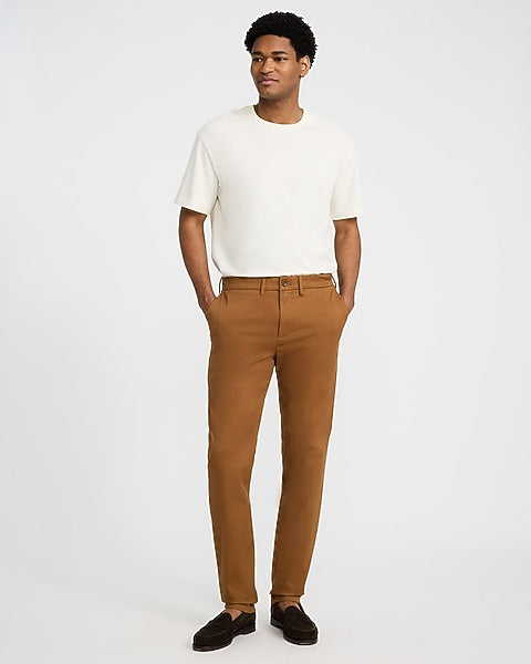 Skinny Chestnut Brown Hyper Stretch Chinos