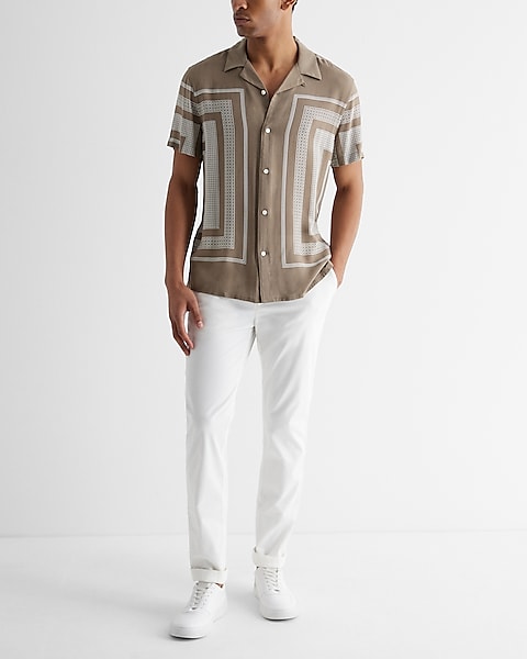 Skinny White Hyper Stretch Chinos