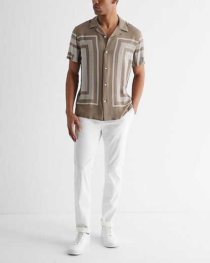 Skinny White Hyper Stretch Chinos