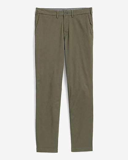 Slim Hyper Stretch Chinos olive green