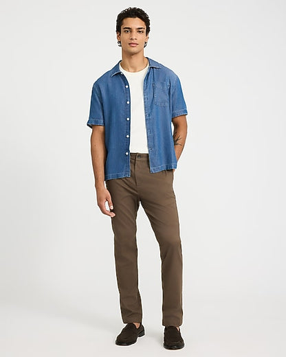 Slim Brown Hyper Stretch Chinos