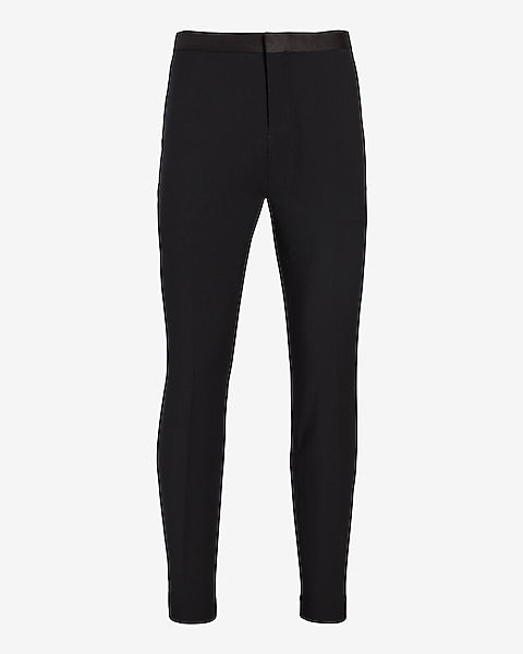 Slim Black Tuxedo Pants