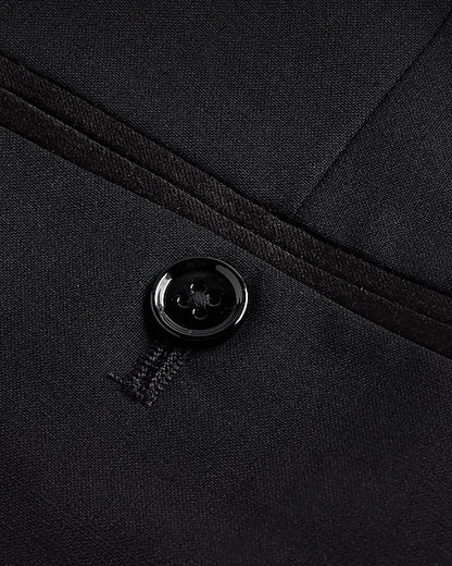 Slim Black Tuxedo Pants