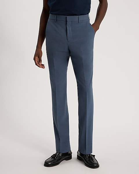 Extra Slim Dusty Blue Suit Pants