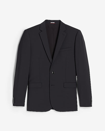 Extra Slim Black Washable Suit Jacket