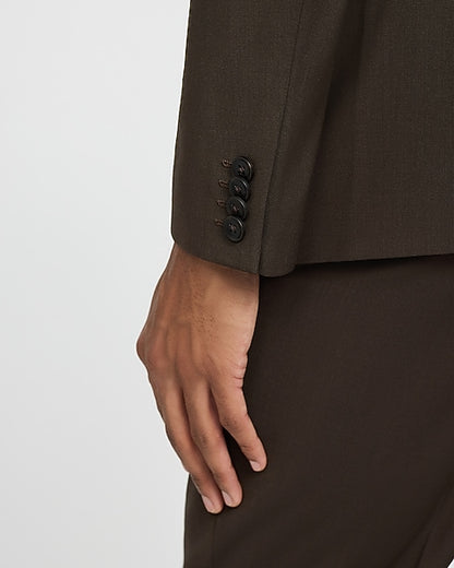 Extra Slim Brown Suit Jacket